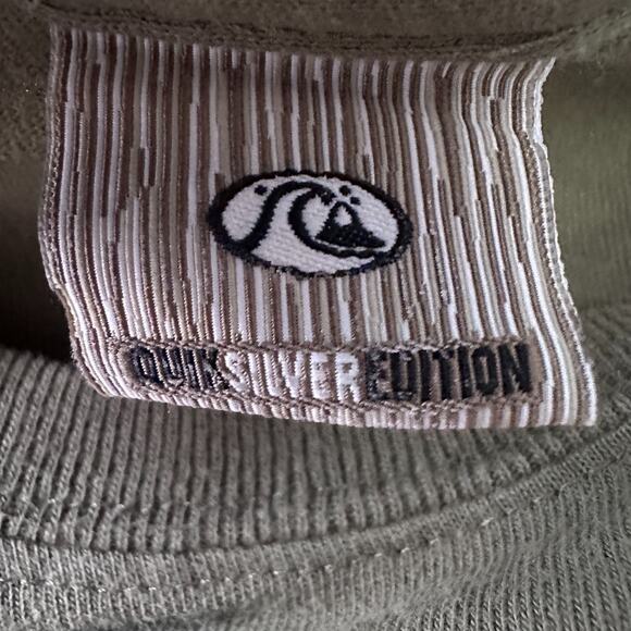Vintage Quiksilver Edition T-Shirt Men’s Large Green Cotton Long Sleeve Surfer - Picture 6 of 10